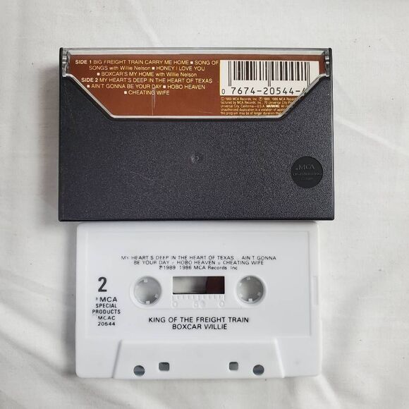 Boxcar Willie – King of the Freight Train Cassette Album 1986 MCA Records - Picture 2 of 3